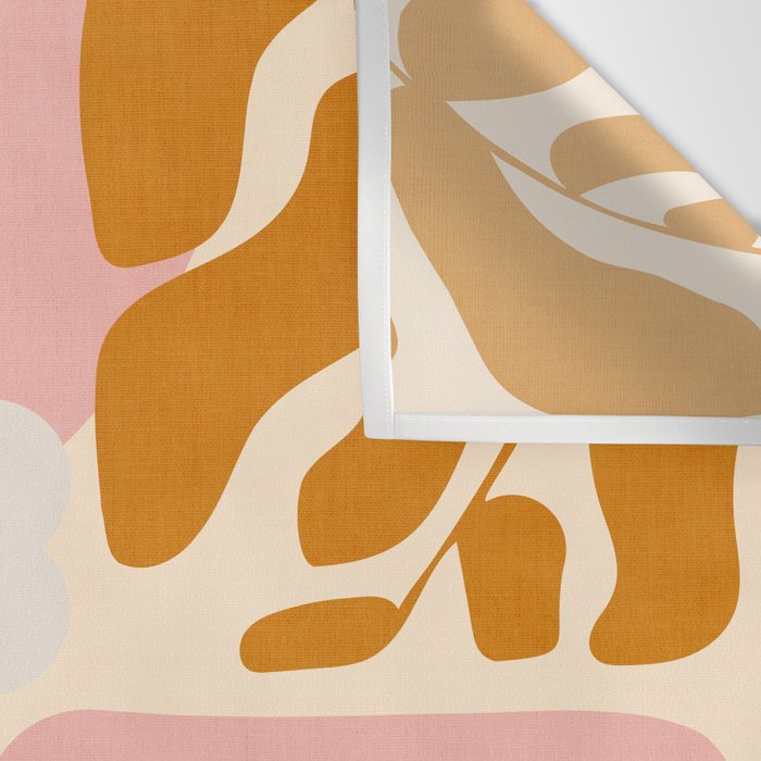 abstract maximalist shapes organic 2 Wall Tapestry Gallery Image 3
