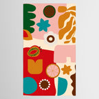 abstract maximalist shapes organic 2 Tablecloth Gallery Image 2