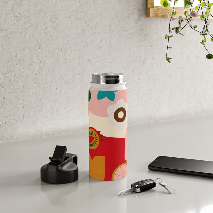 abstract maximalist shapes organic 2 Water Bottle Gallery Image 4