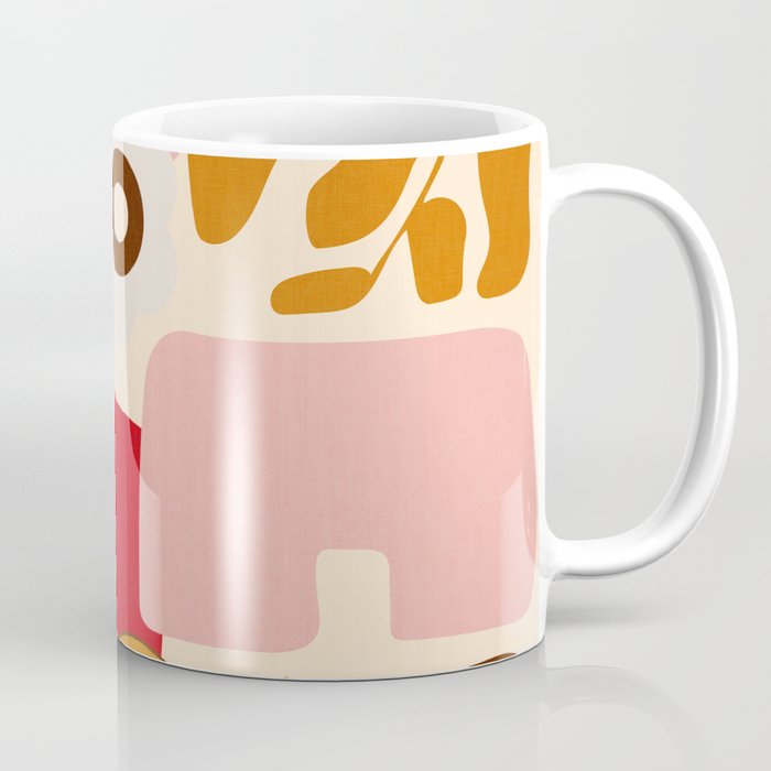 abstract maximalist shapes organic 2 Coffee Mug Gallery Image 1
