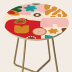 abstract maximalist shapes organic 2 Side Table Gallery Image 2