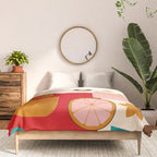abstract maximalist shapes organic 2 Comforter Gallery Image 3