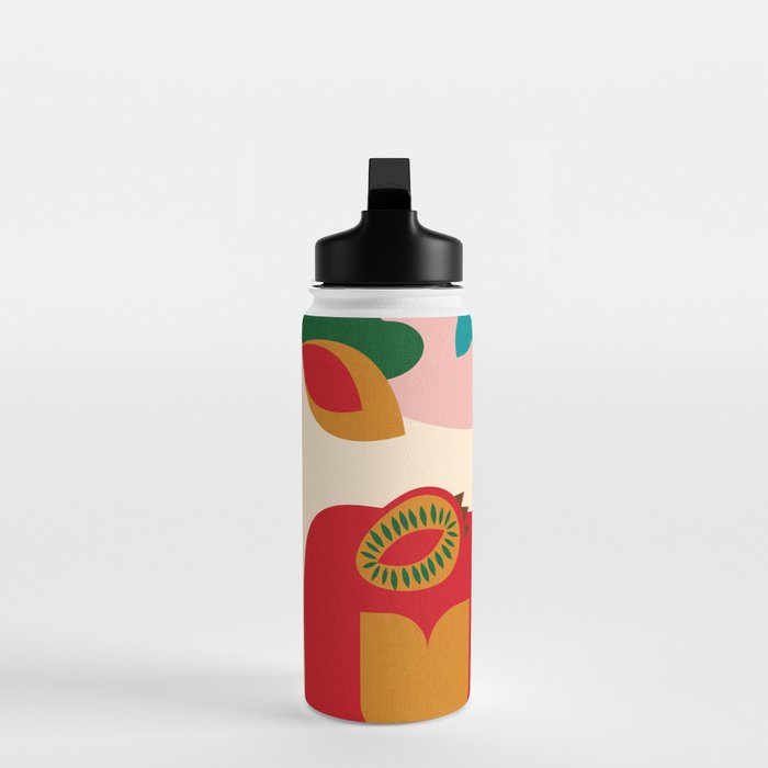 abstract maximalist shapes organic 2 Water Bottle Gallery Image 3