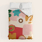 abstract maximalist shapes organic 2 Comforter Gallery Image 6
