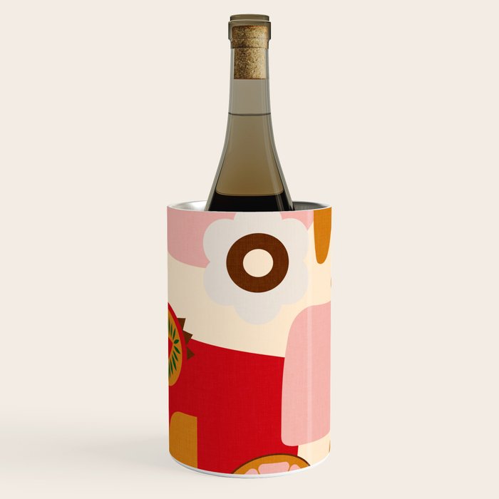 abstract maximalist shapes organic 2 Wine Chiller Gallery Image 1