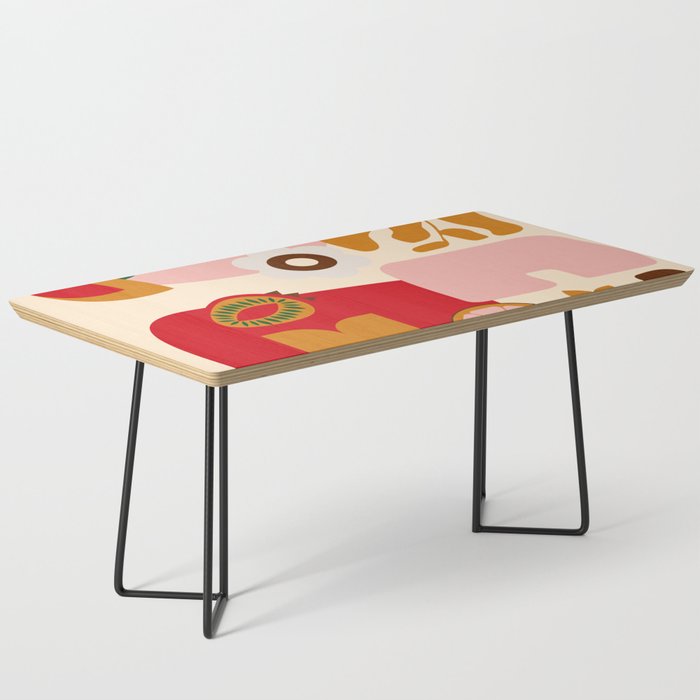 abstract maximalist shapes organic 2 Coffee Table Gallery Image 1