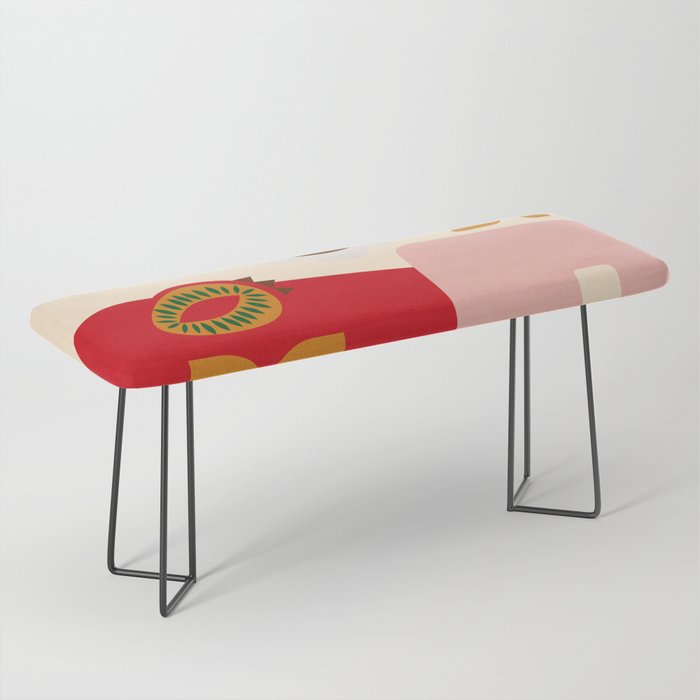 abstract maximalist shapes organic 2 Bench Gallery Image 1