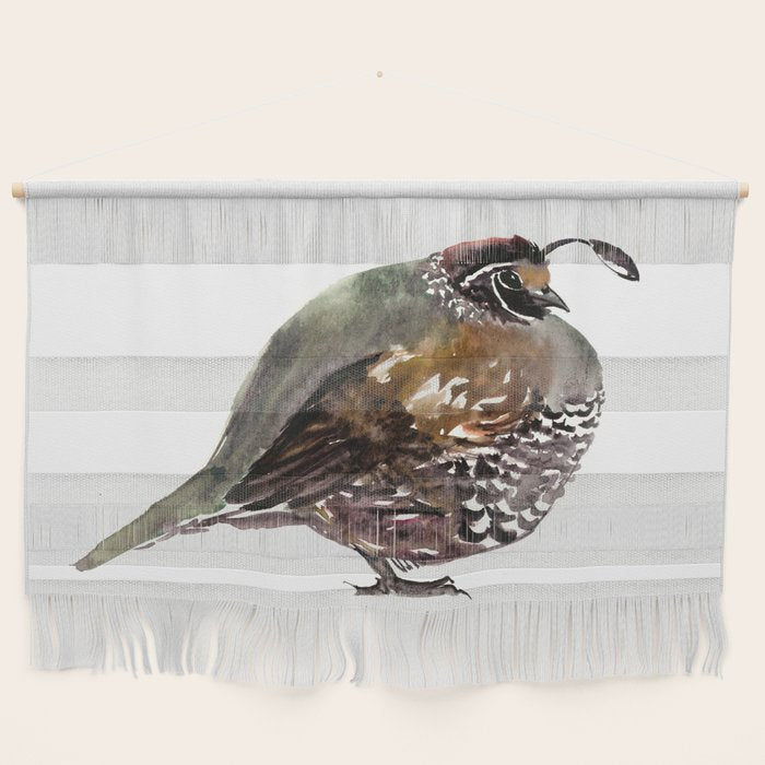 California Quail Wall Hanging