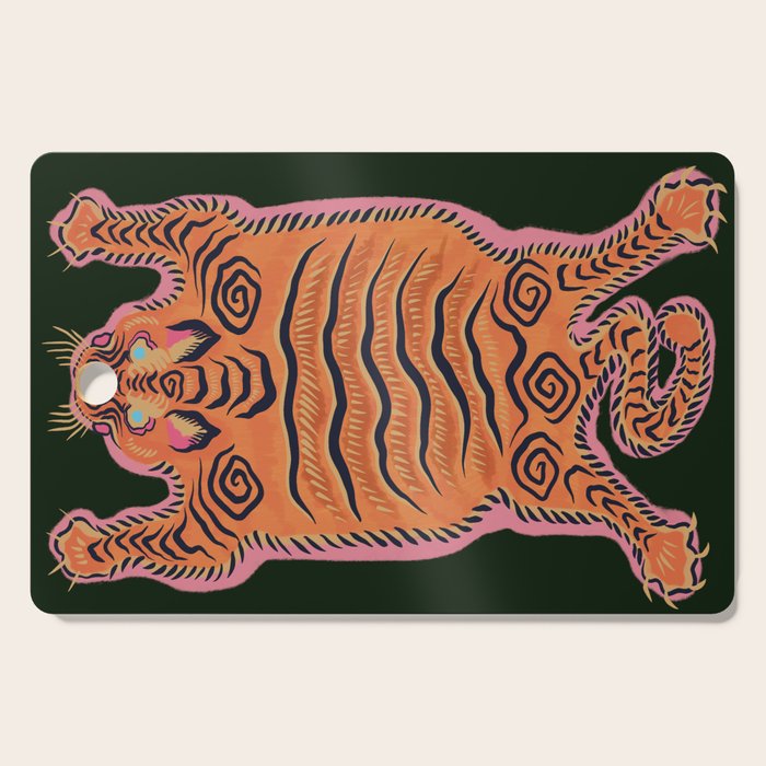 Wild Tiger Rug Cutting Board Gallery Image 1