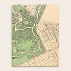 Old Prospect Park Map (1874) Vintage Brooklyn Public Square Atlas Notebook Gallery Image 4