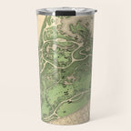 Old Prospect Park Map (1874) Vintage Brooklyn Public Square Atlas Travel Mug Gallery Image 1