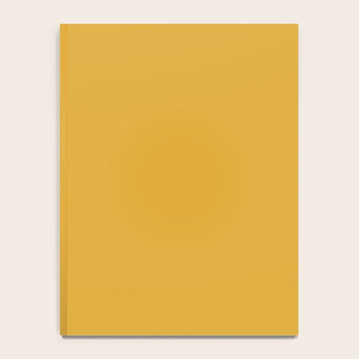 Solid Yellow (Mustard Yellow) Notebook Gallery Image 4