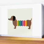 Rainbow Dooooog Wall Mural Gallery Image 2