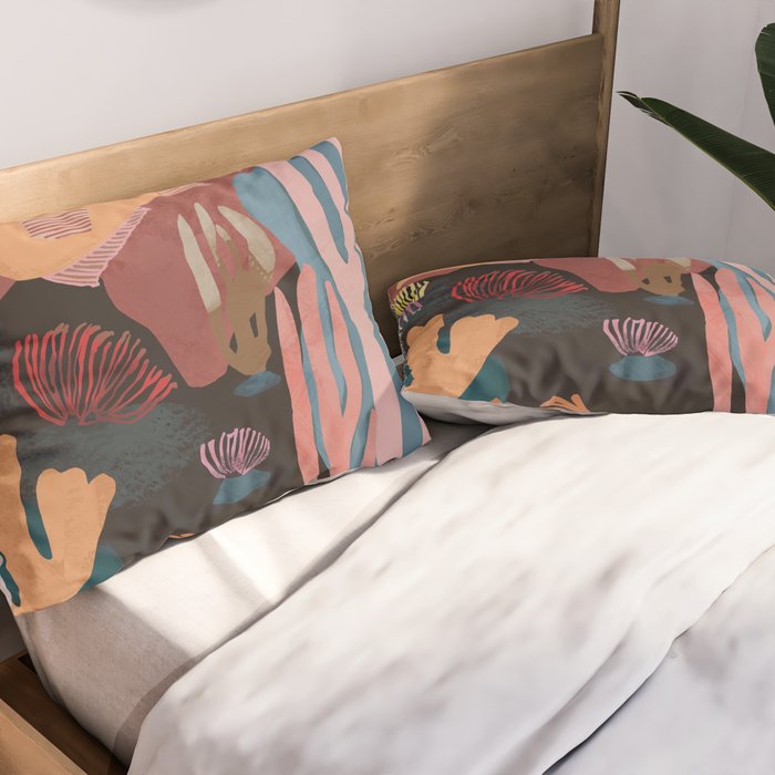 Underwater Landscape Pillow Sham Gallery Image 2