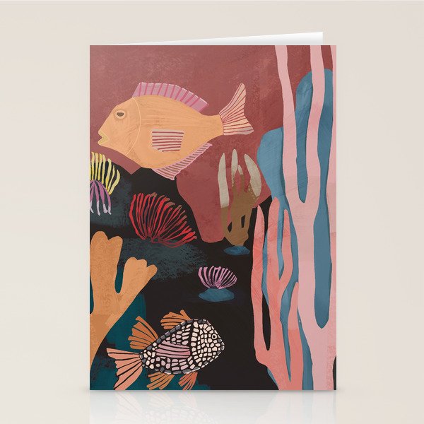 Underwater Landscape Stationery Card Gallery Image 1