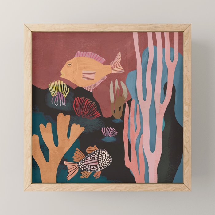 Underwater Landscape Mini Art Print Gallery Image 1