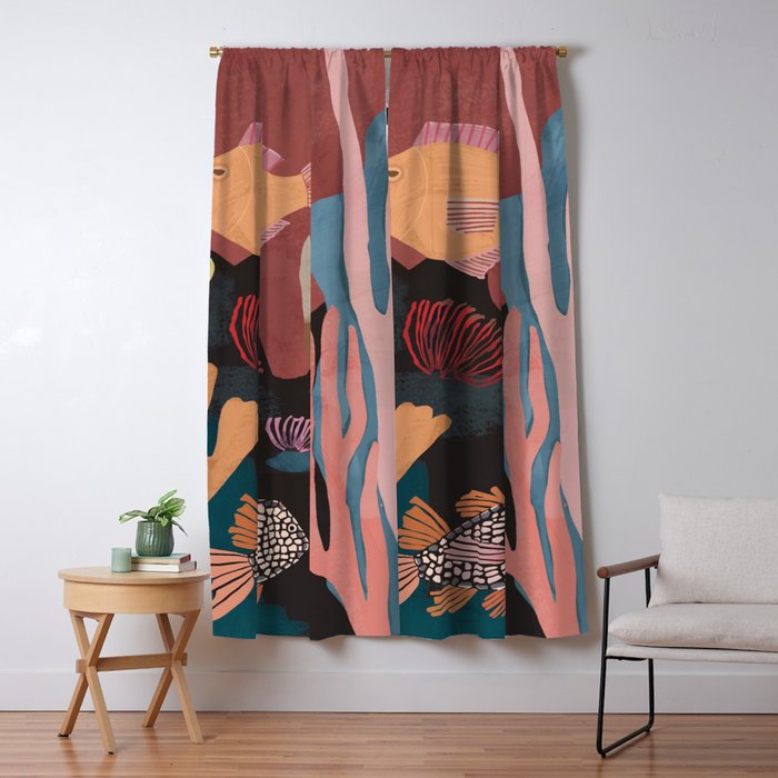 Underwater Landscape Window Curtain Gallery Image 5