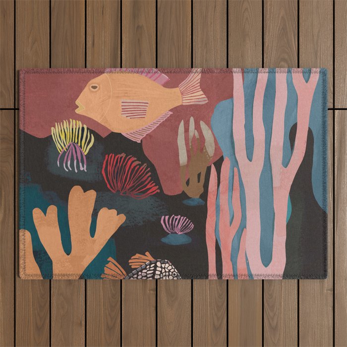 Underwater Landscape Outdoor Rug Gallery Image 1