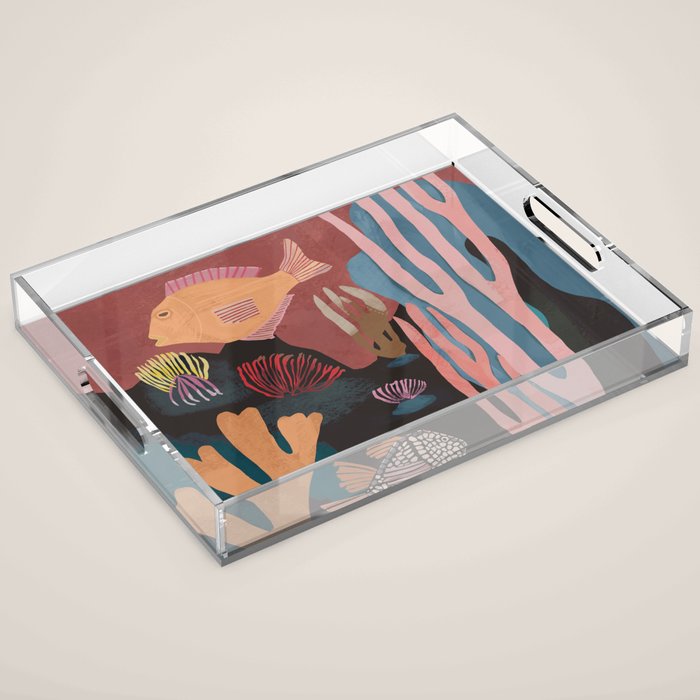 Underwater Landscape Acrylic Tray Gallery Image 1