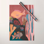 Underwater Landscape Wrapping Paper Gallery Image 1