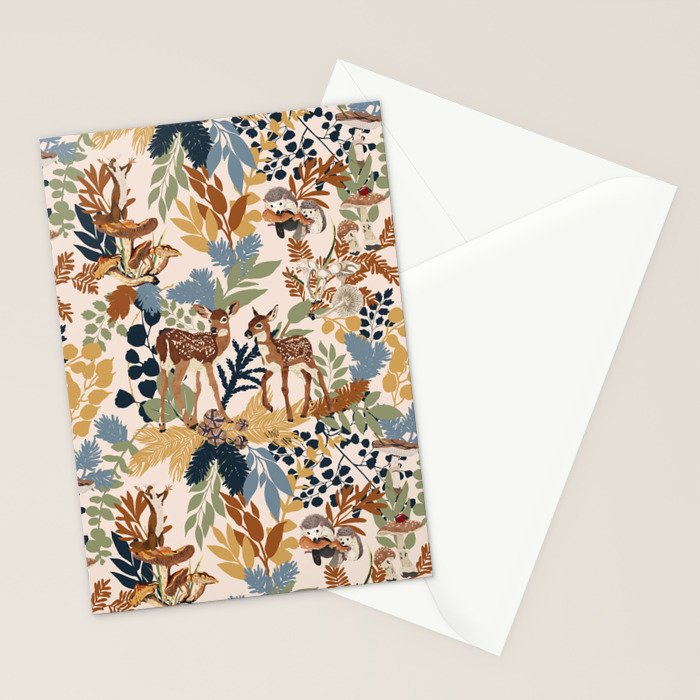 Colorful Forest Animals A Stationery Card Gallery Image 2