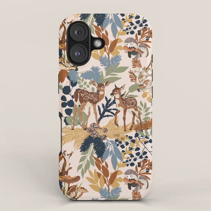Colorful Forest Animals A iPhone Case Gallery Image 1