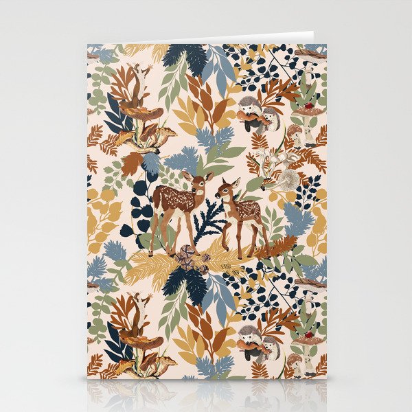 Colorful Forest Animals A Stationery Card Gallery Image 1