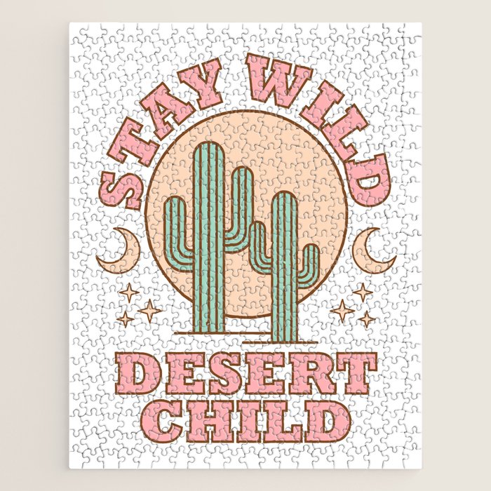 Stay Wild Desert Child Jigsaw Puzzle Gallery Image 1