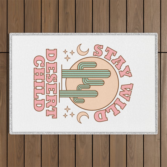 Stay Wild Desert Child Outdoor Rug Gallery Image 1