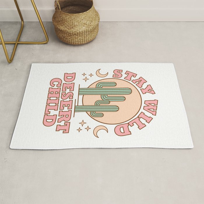 Stay Wild Desert Child Rug Gallery Image 1