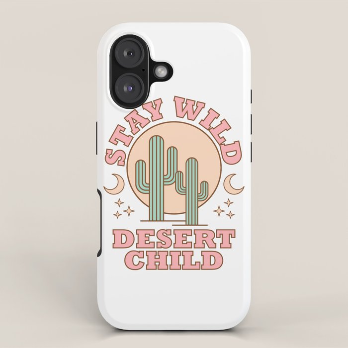 Stay Wild Desert Child iPhone Case Gallery Image 1