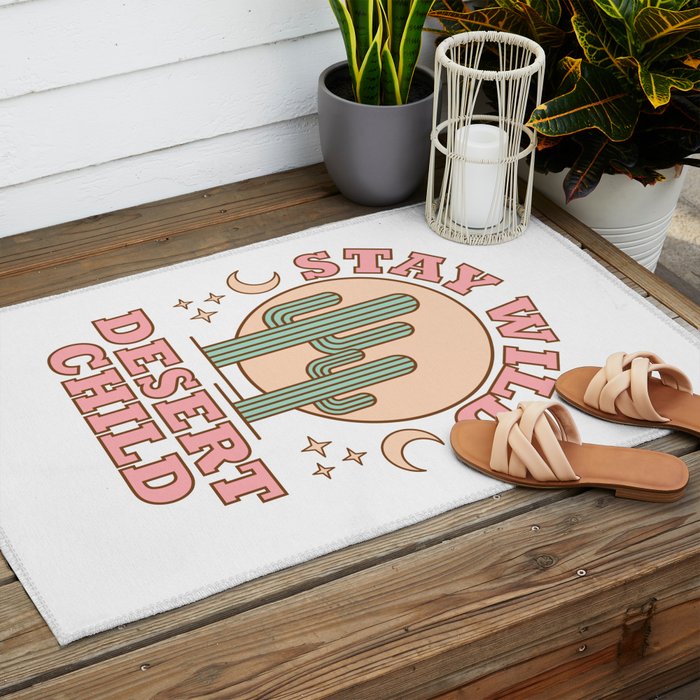 Stay Wild Desert Child Outdoor Rug Gallery Image 2