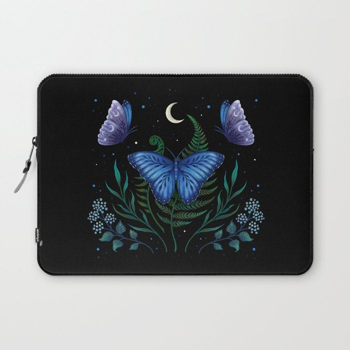 Blue Morpho Butterfly Laptop Sleeve Gallery Image 1