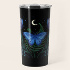 Blue Morpho Butterfly Travel Mug Gallery Image 1
