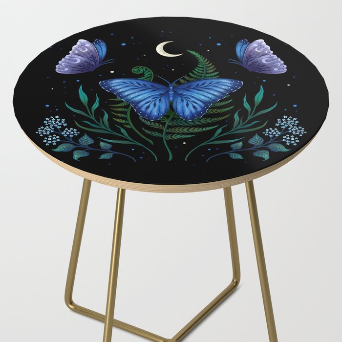 Blue Morpho Butterfly Side Table Gallery Image 2