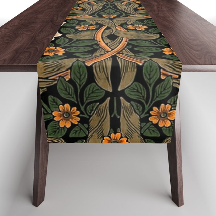 William Morris Pimpernel,No.2, William Morris floral design  Table Runner Gallery Image 1