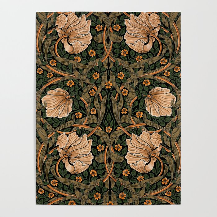 William Morris Pimpernel,No.2, William Morris floral design  Poster Gallery Image 4