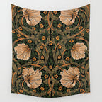 William Morris Pimpernel,No.2, William Morris floral design  Wall Tapestry Gallery Image 4