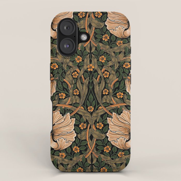 William Morris Pimpernel,No.2, William Morris floral design  iPhone Case Gallery Image 1