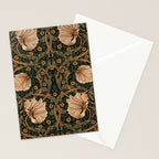 William Morris Pimpernel,No.2, William Morris floral design  Stationery Card Gallery Image 2