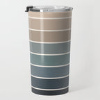 Gradient Arch XXVIII Earthy Blue Mid Century Modern Rainbow Travel Mug Gallery Image 3