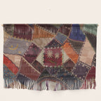 Vintage Bohemian Patchwork Wall Hanging Gallery Image 1