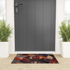 Vintage Bohemian Patchwork Welcome Mat Gallery Image 3