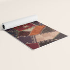 Vintage Bohemian Patchwork Yoga Mat Gallery Image 2