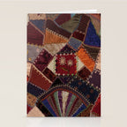 Vintage Bohemian Patchwork Stationery Card Gallery Image 2
