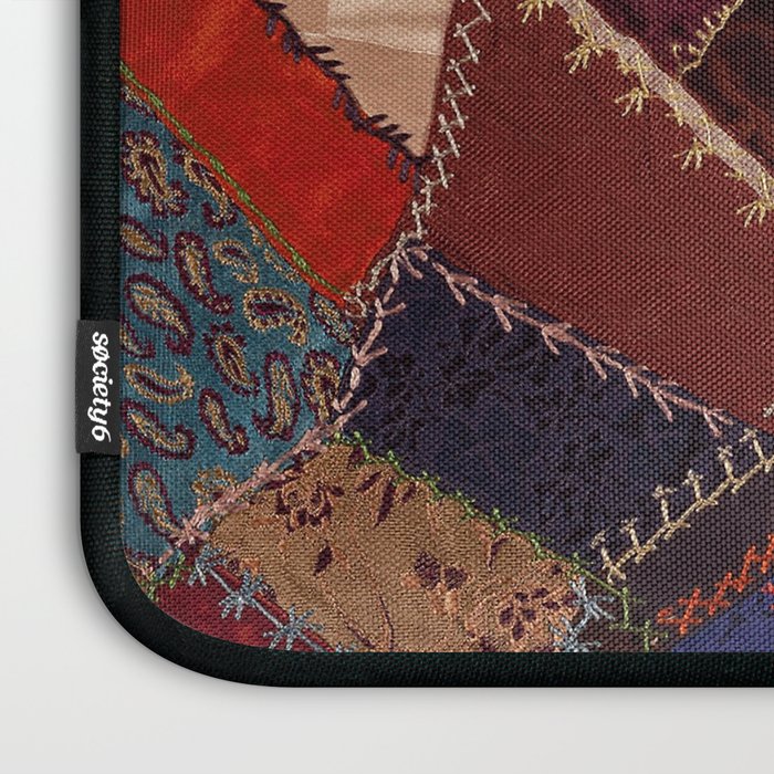 Vintage Bohemian Patchwork Laptop Sleeve Gallery Image 3