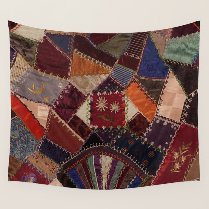 Vintage Bohemian Patchwork Wall Tapestry
