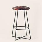 Vintage Bohemian Patchwork Stool Gallery Image 1