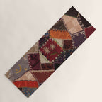 Vintage Bohemian Patchwork Yoga Mat Gallery Image 1
