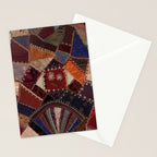 Vintage Bohemian Patchwork Stationery Card Gallery Image 2
